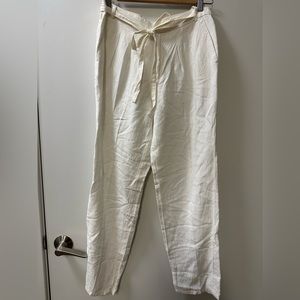 Uniqlo 90s style linen pants